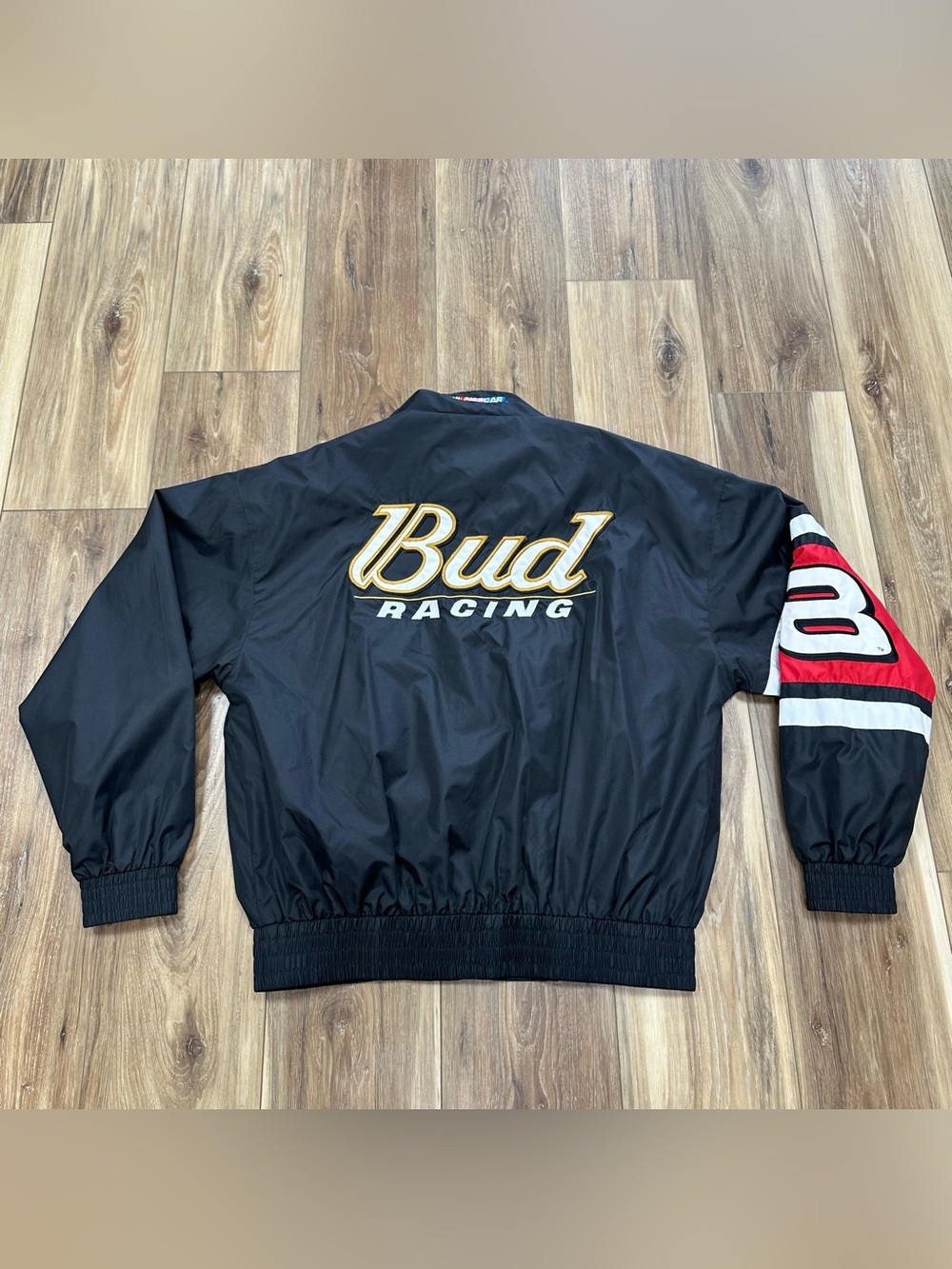 Vintage Chase Authentics Bud Racing Dale Earnhardt Jr. #8 Windbreaker Jacket